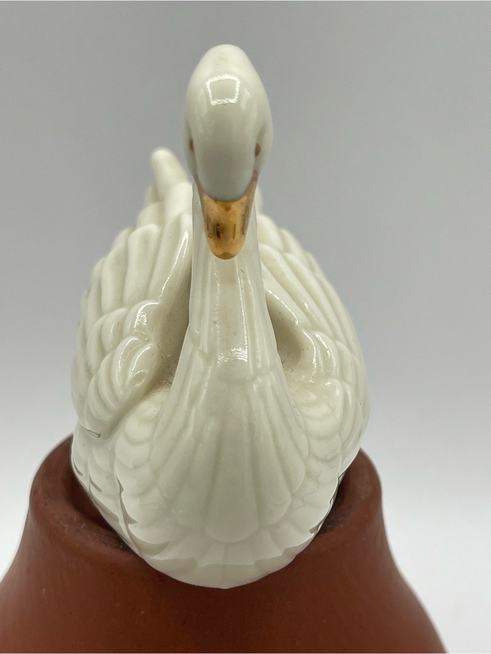Lenox Porcelain Swan 24K
Gold Trim Ivory White Vtg
Card Holder Wedding
Topper